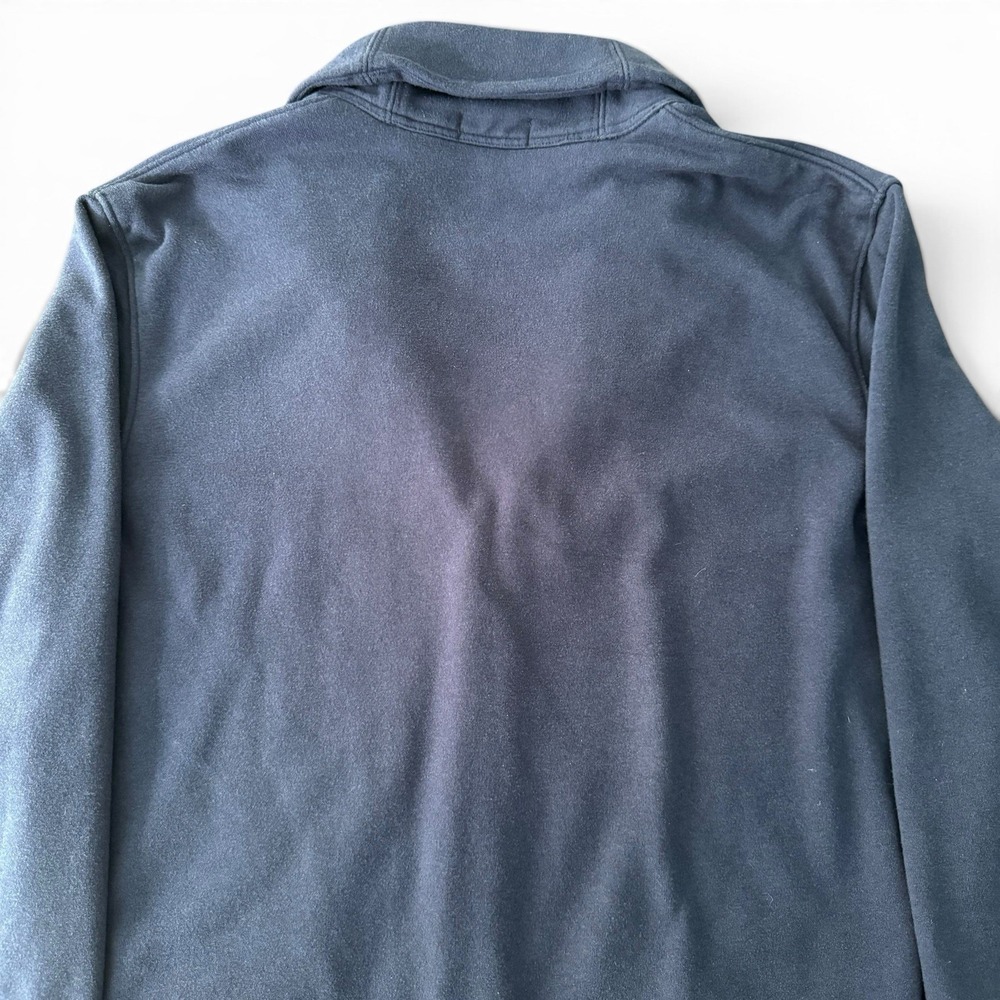Polo Ralph Lauren Shawl Collar Cardigan Men L Blue Cotton Button Up Knit Sweater - Picture 10 of 15
